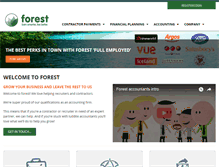 Tablet Screenshot of forest-group.co.uk